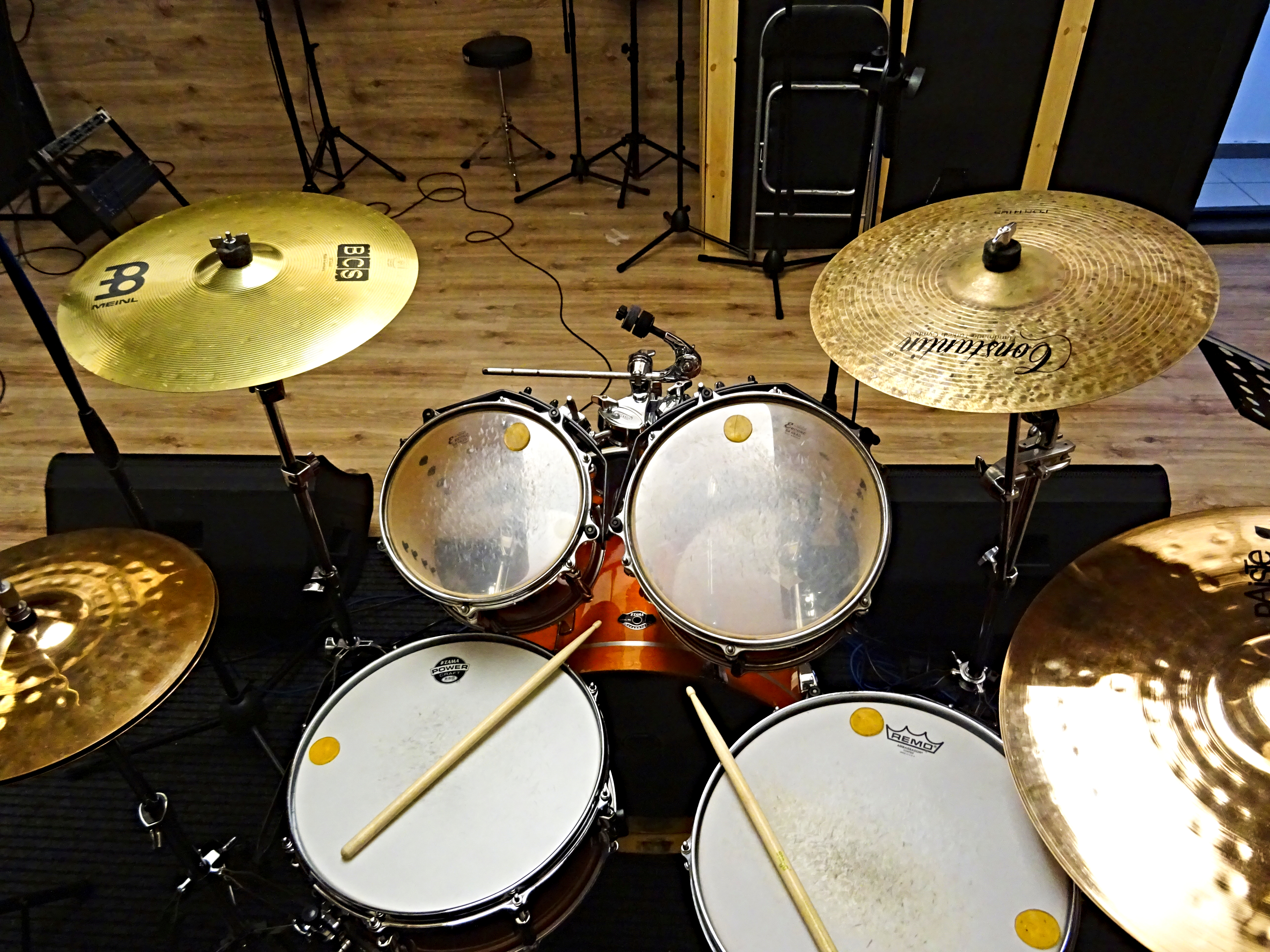 Tama Superstar drums booth